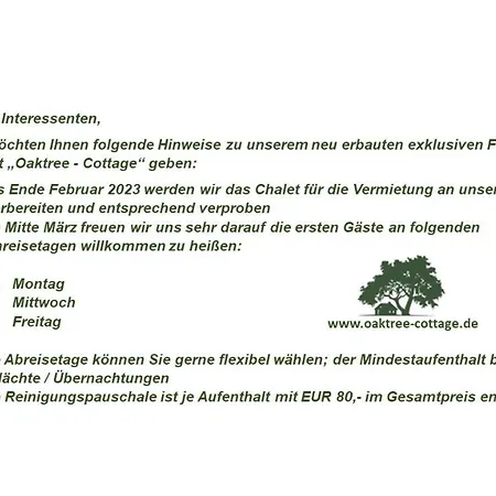 Vakantiehuis Oaktree-cottage